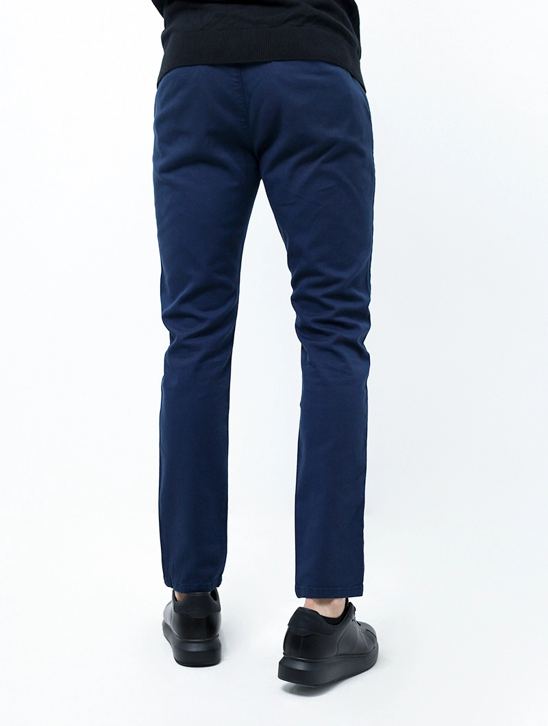Pantalon chino slim ceinture élastiquée